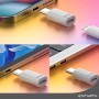 4smarts 540711 adattatore per inversione del genere dei cavi Lightning USB-C Bianco