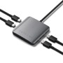 Satechi ST-H4CPDM hub di interfaccia USB tipo-C 10000 Mbit/s Grigio