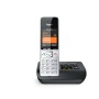 Gigaset COMFORT 500A Telefono analogico/DECT Identificatore di chiamata Nero, Argento (S30852-H3023-B101)