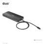 CLUB3D CSV-1581 replicatore di porte e docking station per laptop Thunderbolt 4 Nero
