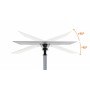 Durable 509623 Supporti a parete per TV 81,3 cm (32") Argento