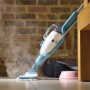 Black & Decker 9IN1 Steam-mop Scopa a vapore 0,5 L 1300 W Turchese, Bianco (FSMH1351SM-QS)