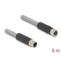 DeLOCK 80541 cavo per sensori e attuatori 5 m RST M12 Grigio