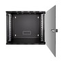 LogiLink W06B54B rack 6U Da parete Nero