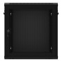 Lanberg WF01-6412-23B rack 12U Da parete Nero