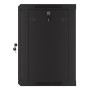 Lanberg WF01-6412-23B rack 12U Da parete Nero