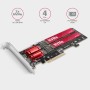 Axagon PCEM2-ND scheda di interfaccia e adattatore Interno M.2
