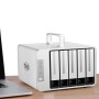 TerraMaster D5 Thunderbolt 3 array di dischi 0 TB Desktop Grigio (D5-Thunderbolt 3)