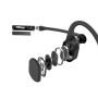 SHOKZ C110-AI-BK-EN cuffia e auricolare Wireless A clip Ufficio Bluetooth Nero