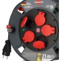 Brennenstuhl 9232250100 bobina avvolgicavo 5 presa(e) AC 25 m