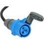 Brennenstuhl 1132910100 prolunghe e multiple 25 m Esterno Nero, Blu