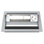 Kindermann 7492000071 cassetta di scarico Tipo F Argento, Bianco