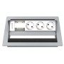 Kindermann CablePort standard² cassetta di scarico Tipo F Argento, Bianco (7492000073)