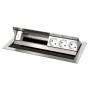 Kindermann 7492000063 cassetta di scarico Tipo F Acciaio inox, Bianco