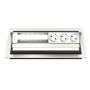 Kindermann 7492000063 cassetta di scarico Tipo F Acciaio inox, Bianco
