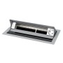 Kindermann 7492000081 cassetta di scarico Tipo F Argento, Bianco