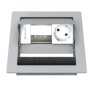 Kindermann 7492000031 cassetta di scarico Tipo F Grigio, Bianco