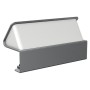 Kindermann 7430000064 cassetta di scarico Tipo F Alluminio, Bianco