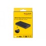 DeLOCK Alloggiamento esterno USB 20 Gbps per 2 x M.2 NVMe PCIe SSD con USB Type-C femmina e RAID - strumento gratuito (42022)