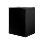 ROLINE 26.21.0287 rack 18U Da parete Nero