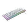 CHERRY K5V2 Compact tastiera Gaming USB QWERTY Inglese Bianco (CX-K5V2-RGB-CPT-TPWHITE-R-US)