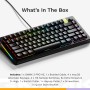 Glorious Gaming GMMK 3 PRO HE 75% Prebuilt tastiera USB QWERTY Inglese US Nero (GLO-KB-GMMK3-PRO-75-PB-HE-W-BL)