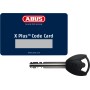 ABUS 59715 antifurto per bicicletta Nero, Rosso 1200 mm Blocco per catena