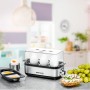 Rommelsbacher ER 600 Pentolino per uova 6 uovo/uova 400 W Acciaio inox, Trasparente