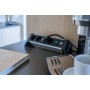 Brennenstuhl 1391040400 prolunghe e multiple 1,8 m 4 presa(e) AC Interno Nero, Argento