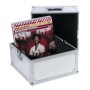Roadinger 30110025 custodia per attrezzatura audio Registrazioni Custodia rigida Legno compensato Alluminio