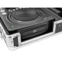 Roadinger 30125346 custodia per attrezzatura audio Controllo per DJ Baule da viaggio Legno compensato Nero, Argento