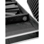 Roadinger 30125346 custodia per attrezzatura audio Controllo per DJ Baule da viaggio Legno compensato Nero, Argento