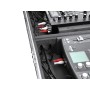 Roadinger 30125342 custodia per attrezzatura audio Controllo per DJ Custodia rigida Legno compensato Nero, Argento