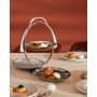 Alessi Anna Gong vassoio per dolci e torte Acciaio inox (AM37)