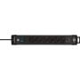 Brennenstuhl 1951160608 prolunghe e multiple 3 m 6 presa(e) AC Interno Nero