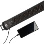 Brennenstuhl 1951160608 prolunghe e multiple 3 m 6 presa(e) AC Interno Nero