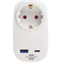 Brennenstuhl 1508210010 adattatore per presa di corrente Tipo F Bianco
