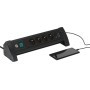 Brennenstuhl 1156250544 prolunghe e multiple 1,8 m 4 presa(e) AC Interno Nero