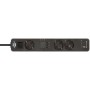 Brennenstuhl 1153230026 prolunghe e multiple 1,5 m 3 presa(e) AC Interno Nero, Bianco