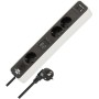 Brennenstuhl 1153230026 prolunghe e multiple 1,5 m 3 presa(e) AC Interno Nero, Bianco