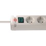 Brennenstuhl 1150660425 prolunghe e multiple 3 m 5 presa(e) AC Interno Bianco