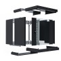 EFB Elektronik WGX-1206TS.G1 rack 12U Da parete Nero