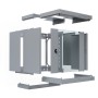 EFB Elektronik WGX-1206GR.G1 rack 12U Da parete Grigio