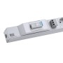 Bachmann 800.2949 prolunghe e multiple 2 m 5 presa(e) AC Interno Grigio