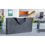 Sigel BA411 borsa e tracolla Feltro Grigio Unisex Borsa a tracolla