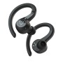 JLab Epic Air Sport Cuffie Wireless A clip, In-ear Bluetooth Nero (IEUEBEAIRSPTNCRBLK82)