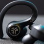 JLab Epic Air Sport Cuffie Wireless A clip, In-ear Bluetooth Nero (IEUEBEAIRSPTNCRBLK82)