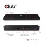 CLUB3D CSV-1562 replicatore di porte e docking station per laptop USB 3.2 Gen 1 (3.1 Gen 1) Type-C Nero