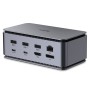 Lindy 43372 replicatore di porte e docking station per laptop USB4 Antracite