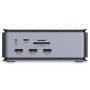 Lindy 43372 replicatore di porte e docking station per laptop USB4 Antracite